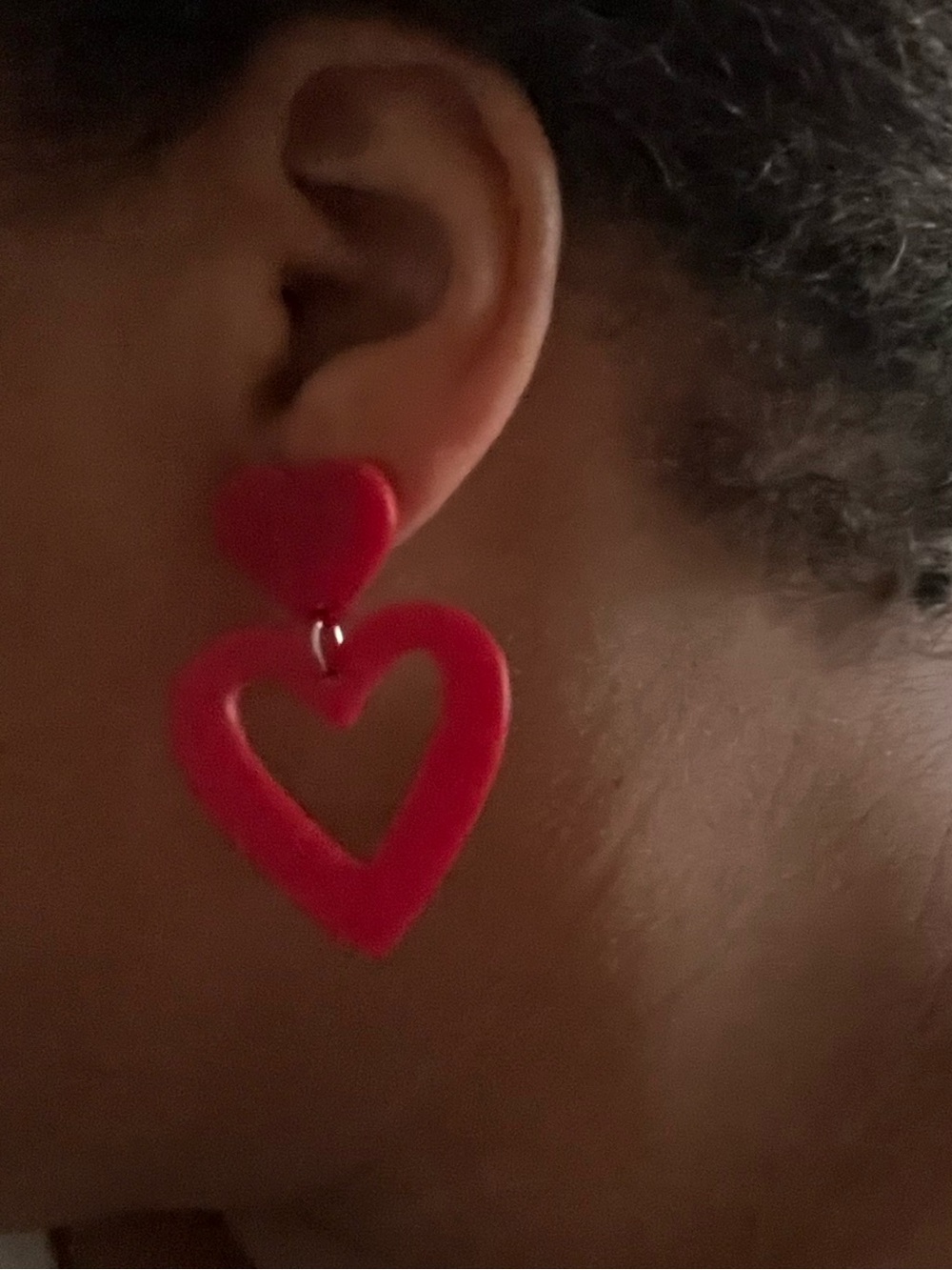 Heart Earrings ❤️ - Picture 2 of 3